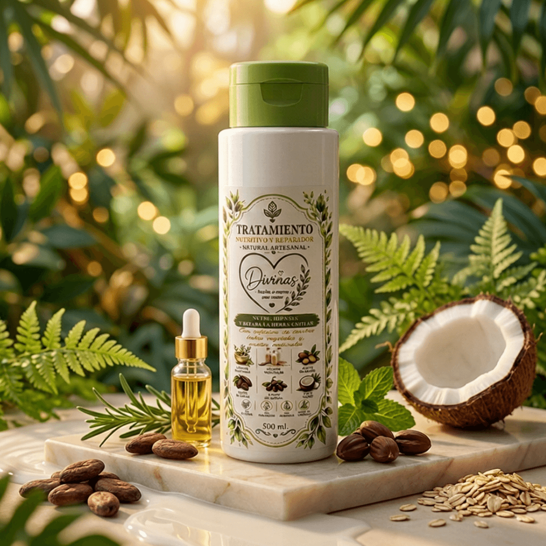 Tratamiento nutritivo reparador para cabello seco y maltratado Divinas