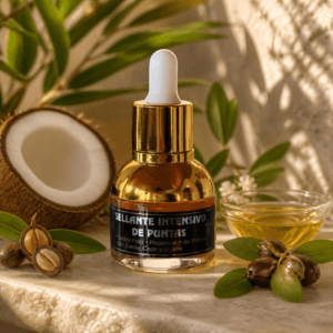Sellante de puntas Divinas con aceites de cacay jojoba coco y argán